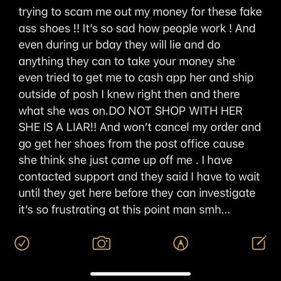 DO NOT BUY FROM THIS POSHER !! - Picture 2 of 11